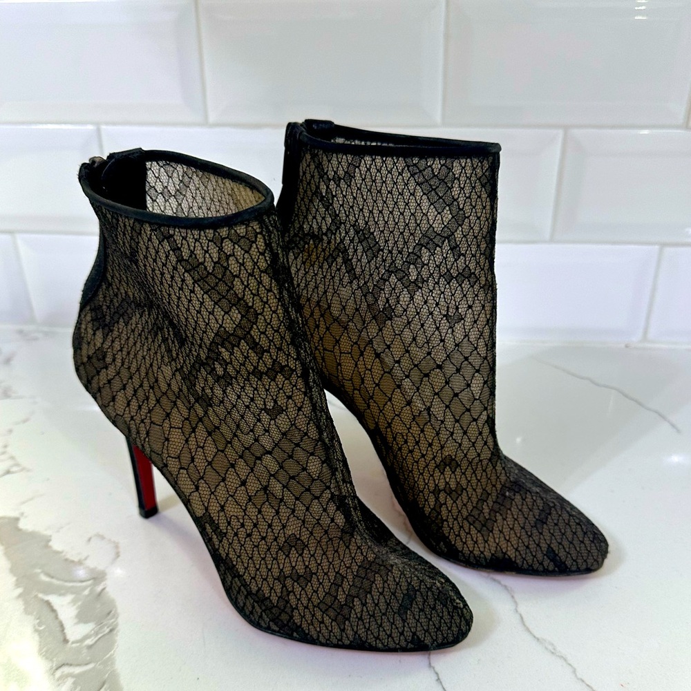 Christian Louboutin Lace Boot